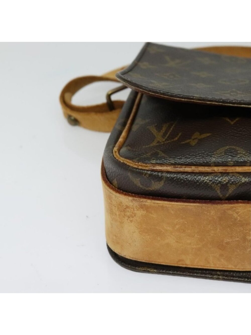 EX00186 Authentic LOUIS VUITTON Monogram Cartouchiere MM Shoulder Bag M51253 LV - Picture 15 of 16